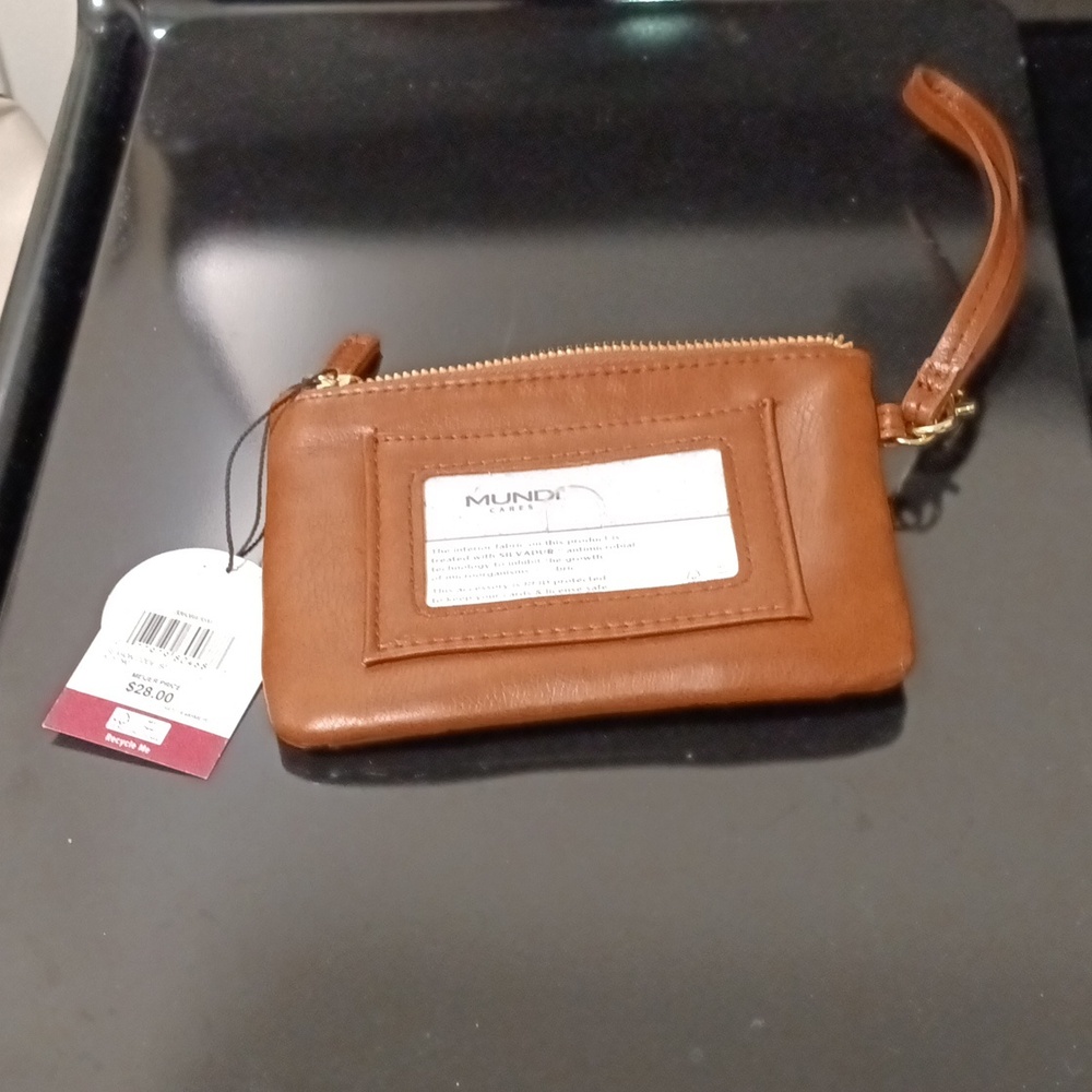 Mundi Brown RFID women wallet